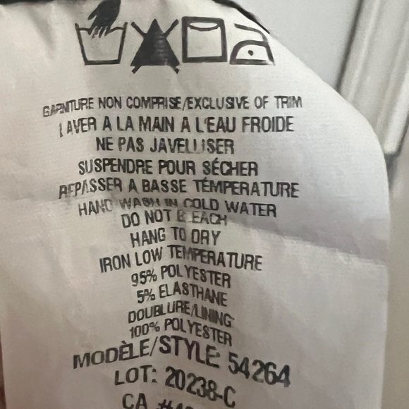 EUC Frank Lyman Design Abstract Stretch Knit Cocktail Dress Size 8 - Picture 11 of 12